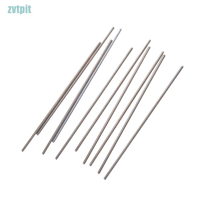 Set 10 trục bánh răng kim loại chuyên dụng cỡ 2x100mm cho xe hơi đồ chơi