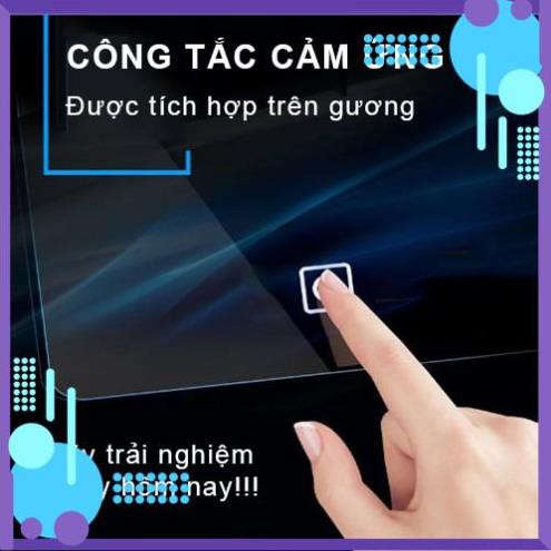 GƯƠNG ĐÈN LED PHÒNG TẮM GD01 - TÍCH HỢP ĐÈN LED VÀ CÔNG TẮC CẢM ỨNG TRÊN GƯƠNG