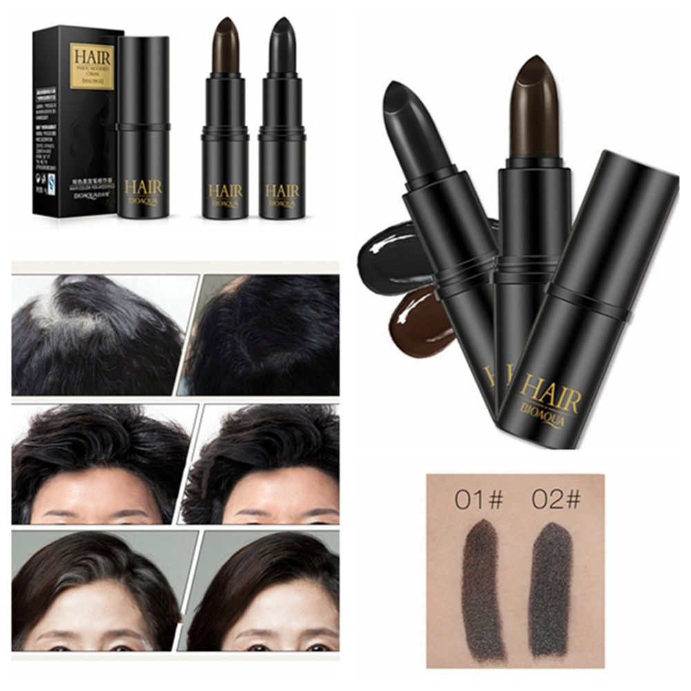 (Hàng Mới Về) Bút Nhuộm Tóc Tạm Thời 4g Lâu Trôi Màu Nâu Đen Thời Trang | BigBuy360 - bigbuy360.vn