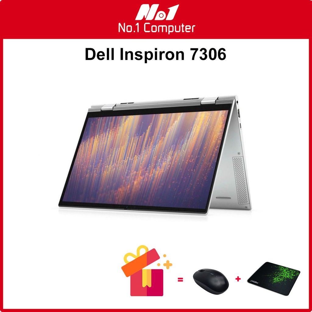 Laptop Dell Inspiron 7306 Siêu Nhỏ Gọn, Di Động (i5 1135G7 / 8GB RAM/512GB SSD/13.3 inch FHD Touch/)