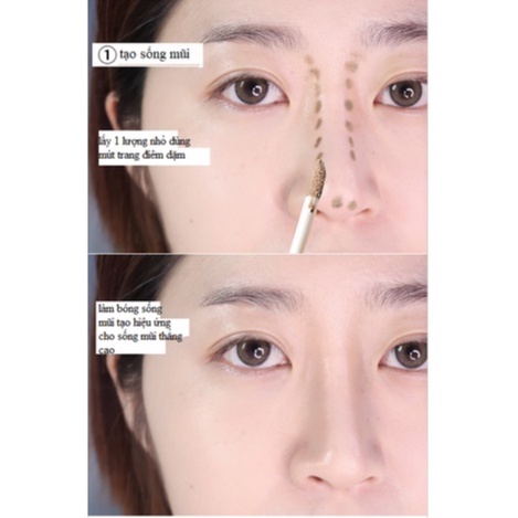 Bút Che Khuyết Điểm Bắt Sáng 3D MENGSIQI