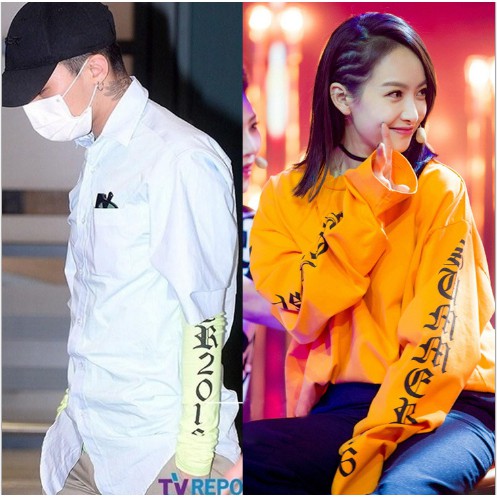 áo thun VETEMENT cánh tay giống GDragon, Kris EXO