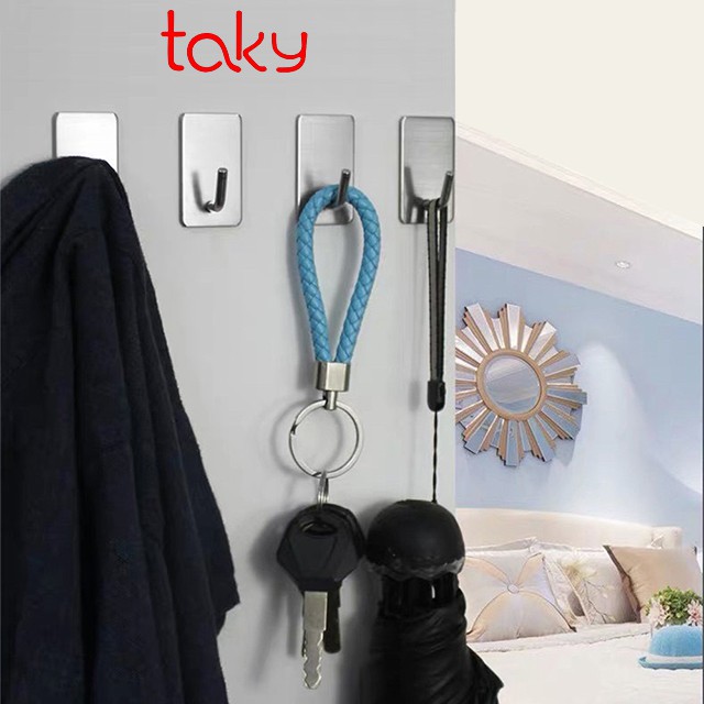 Móc Dán Tường Chịu Lực - Taky - Treo Quần Áo, Inox 304, Tiện Dụng Trong Gia Đinh 2004