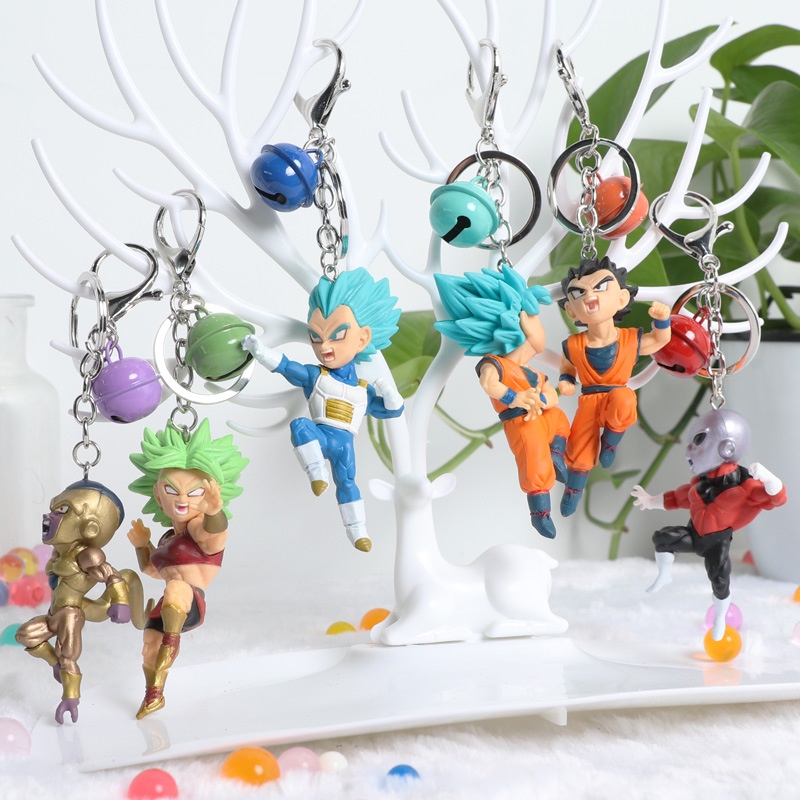 Toàn Bộ Móc Khóa Nhựa pvc Hình Nhân Vật Goku Kiki Trong Phim Bảy Viên Ngọc Rồng