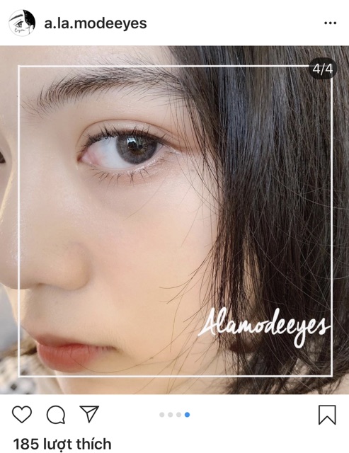 Lens mĩx xám đen tự nhiên