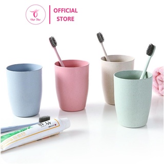 Cốc đánh răng, cốc súc miệng bằng nhựa PP cao cấp, 300ml, Việt Thư