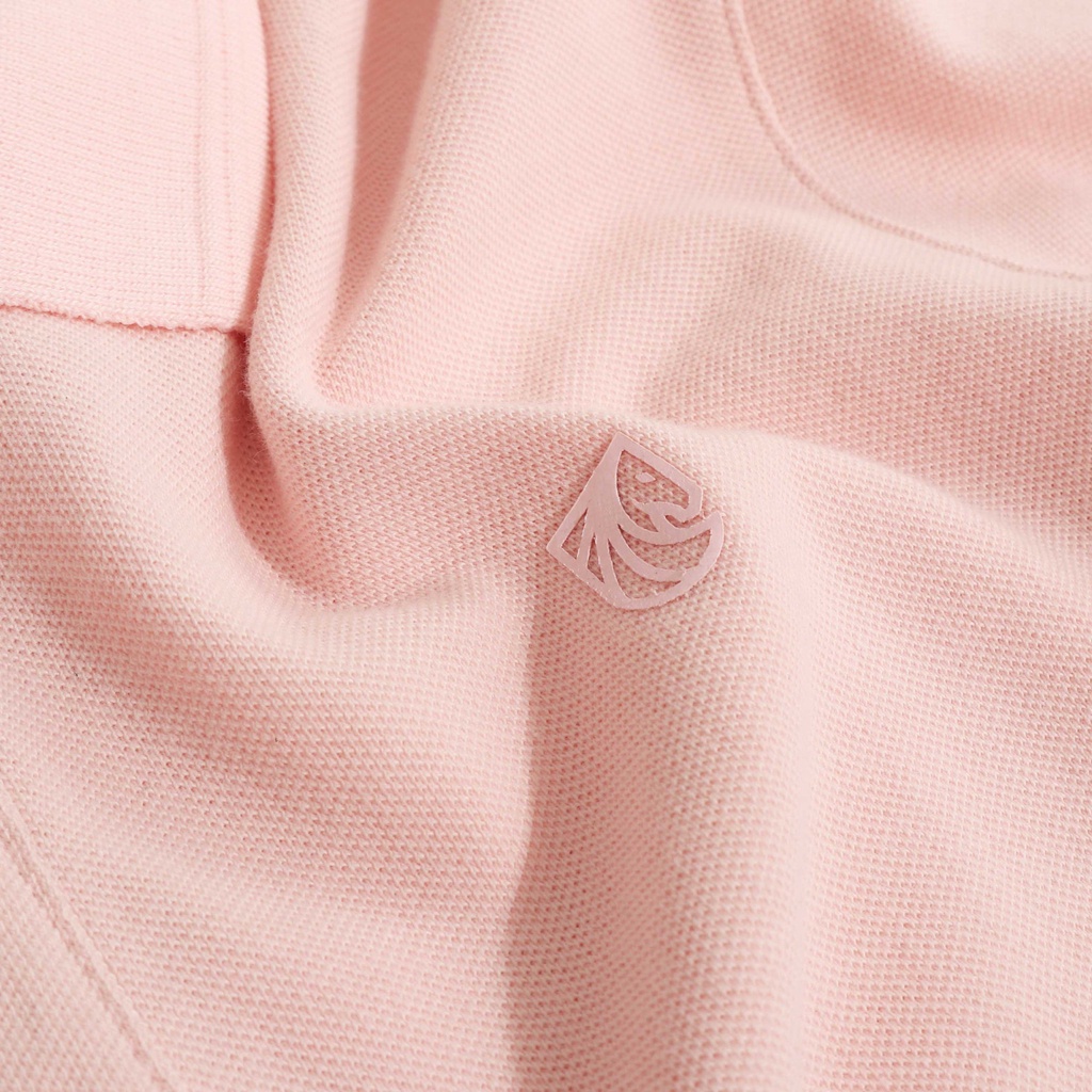 Áo Thun Nam Cao Cấp Light Pink Basic Polo BY COTTON