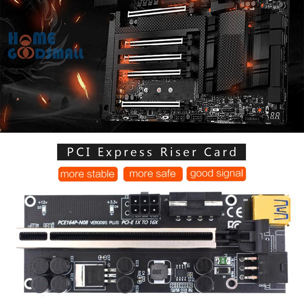 Card Chuyển Đổi Pci-E 1x Sang 16x Ver009S Plus Cho Btc Miner | BigBuy360 - bigbuy360.vn