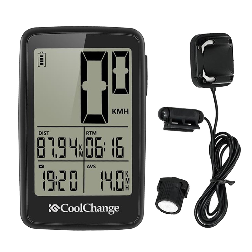 Bubble Shop61 LCD Bike Computer Bicycle Speedometer Odometer Waterproof Stopwatch Wired