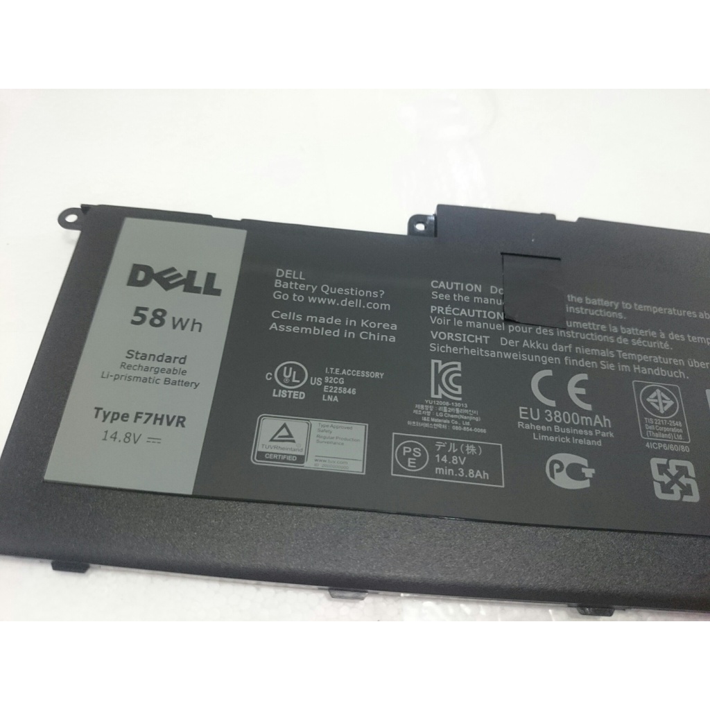 PIN ZIN LAPTOP DELL Inspiron 14 15 7537 17 7000 7737 7746 7437 55457 F7HVR ZIN