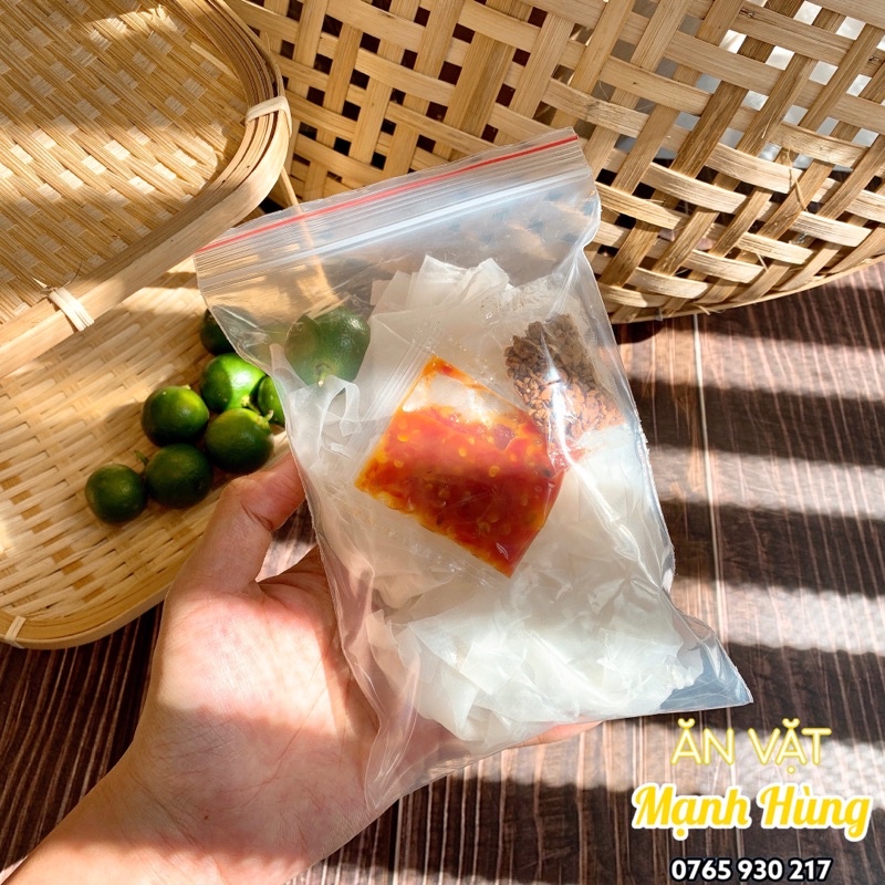 BÁNH TRÁNG RÌA PHƠI SƯƠNG SỐT ỚT SIÊU CAY BÁNH TRÁNG MẠNH HÙNG NGON RẺ SÀI GÒN