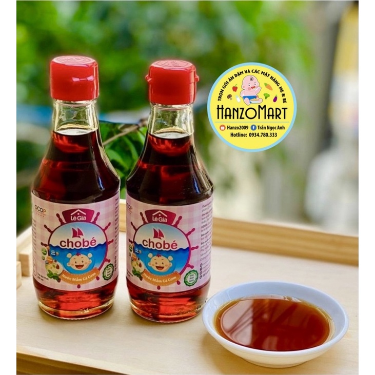 Nước mắm Lê Gia cho bé ăn dặm 60ml