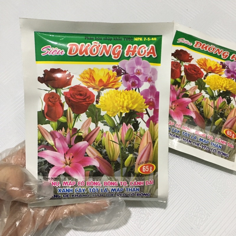 [ DƯỠNG HOA-LÂU TÀN] Siêu dưỡng hoa, siêu ủ  mầm hoa, kích ra hoa Lan, hoa Hồng, hoa cúc