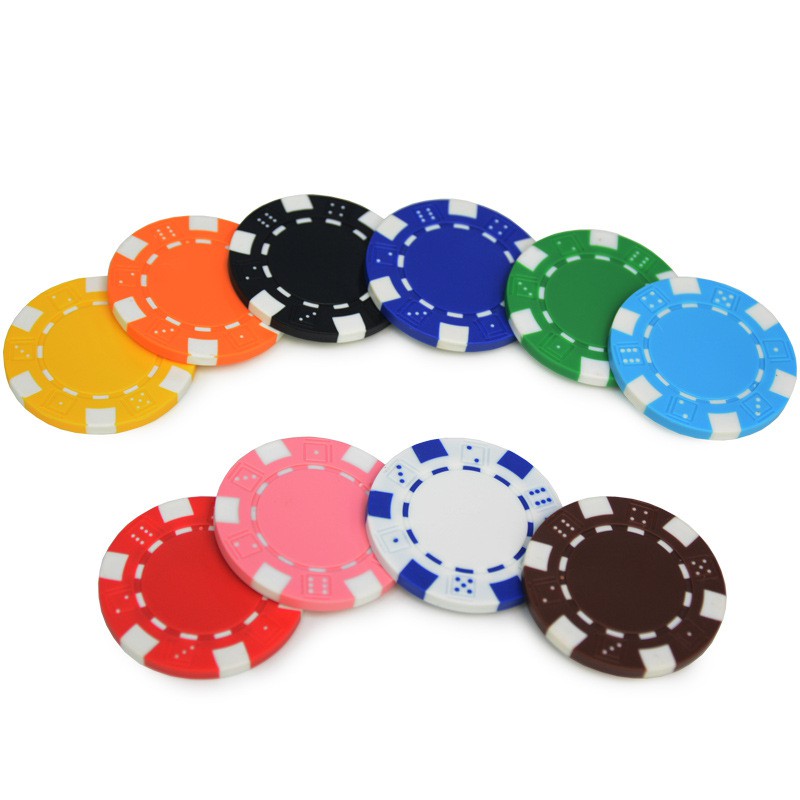 Chip Poker Nhựa Abs ( Lõi sắt ) Không Số Loại Cao Cấp