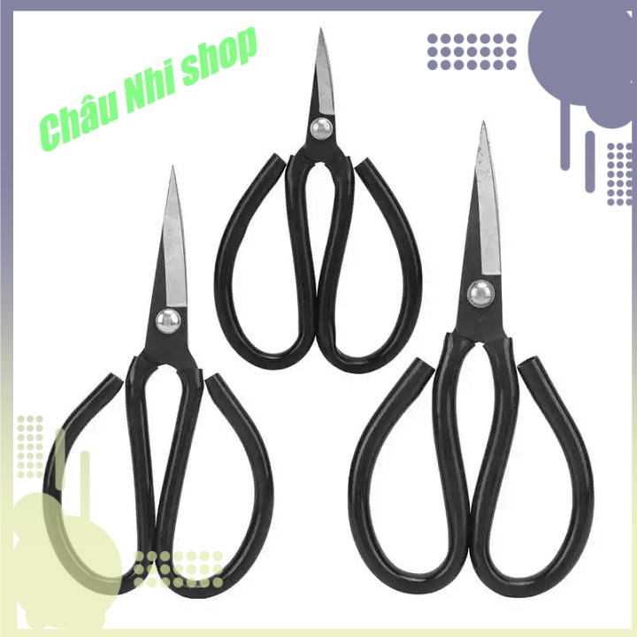 Kéo lưỡi thẳng cắt tỉa chi răm cây cảnh