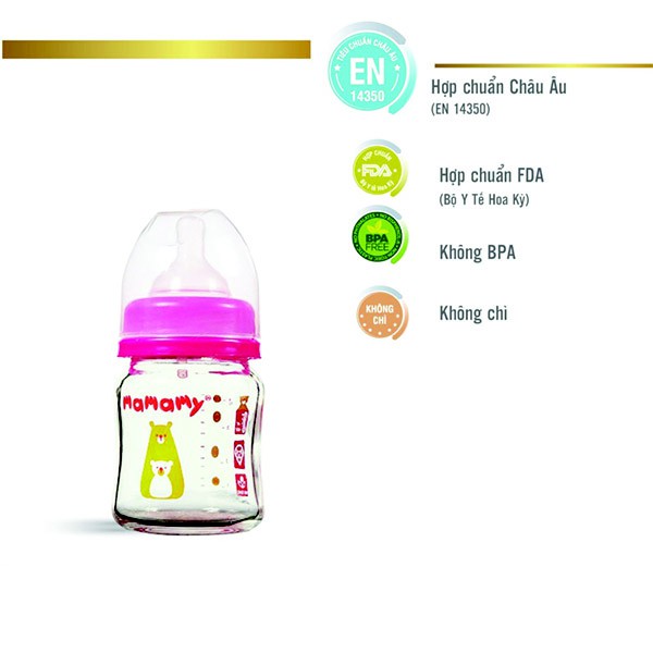 Bình Sữa TT 120ml Mamamy BS174