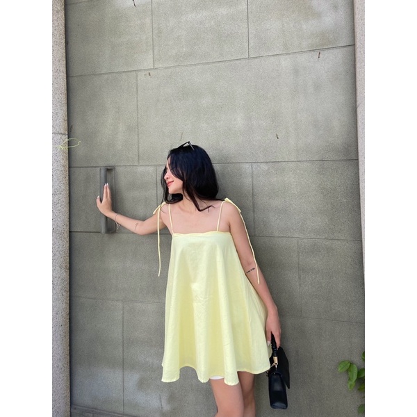 HÌN - Áo 2 dây chất liệu Linen có lót - Lilia Top