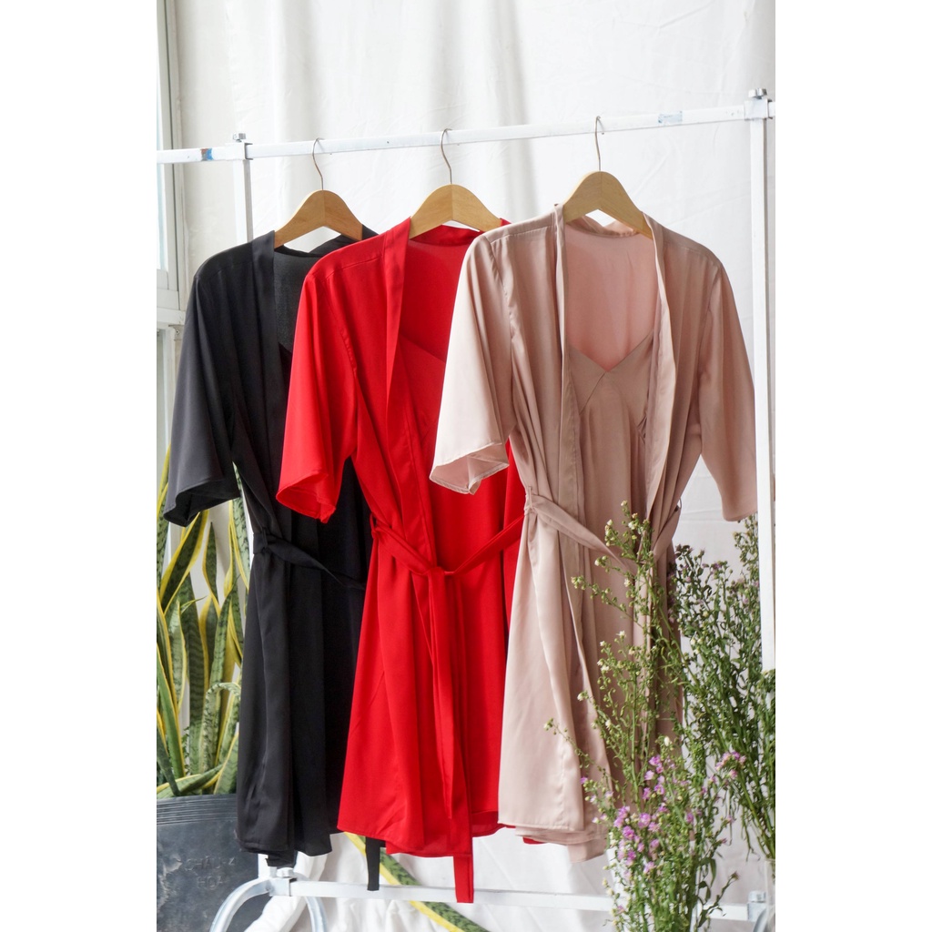 Áo Khoác Choàng Lady Chất Lụa Thoáng Mịn Nữ Style Quyến Rũ Gợi Cảm | Shop Shier ☘ | BigBuy360 - bigbuy360.vn