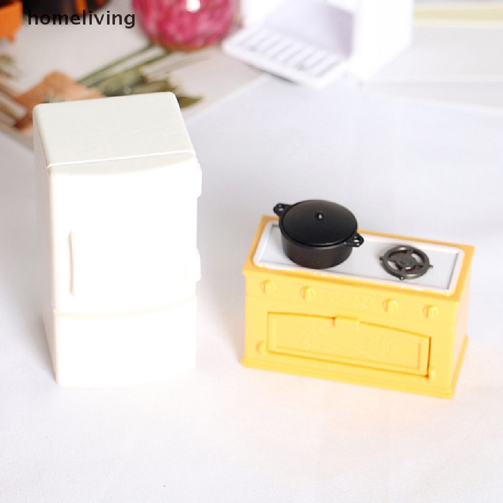 Tủ Lạnh Đồ Chơi Cho Nhà Búp Bê