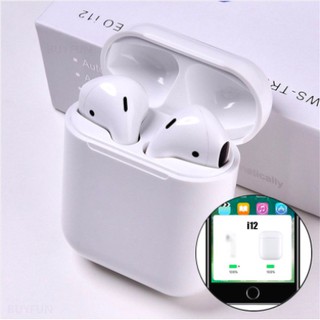 Tai nghe bluetooth không dây Inpods i12 TWS nút cảm ứng âm thanh HIFI có mic đàm thoại cho Android iOS