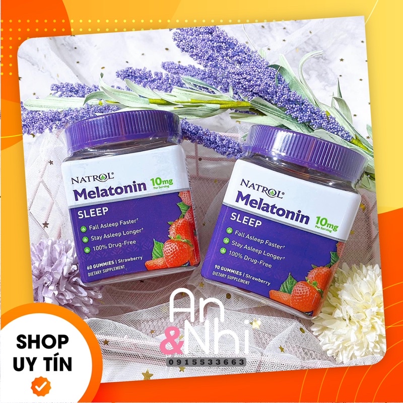 Kẹo dẻo ngủ ngon Natrol melatonin