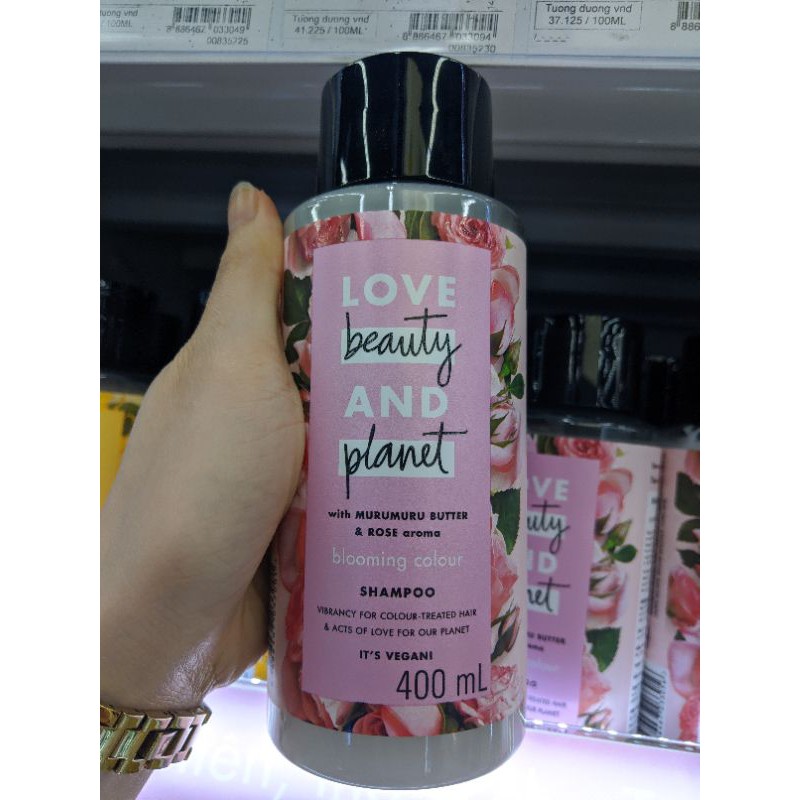 SA.LE SHOC.K ( DATE 2023/24) DẦU GỘI/XẢ LOVE BEAUTY AND PLANET 400ML CÁC LOẠI