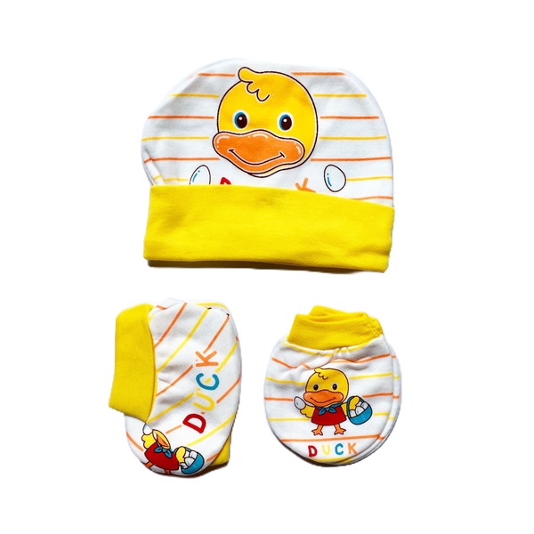 Set mũ bao tay bao chân có chun cổ KeroKid Thái Lan