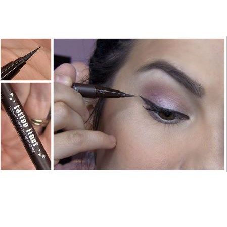 "Cây đũa thần thánh" kẻ mắt nước Kat Von D Tattoo Liner waterproof - Trooper Black 0.2ml (không hộp) | BigBuy360 - bigbuy360.vn