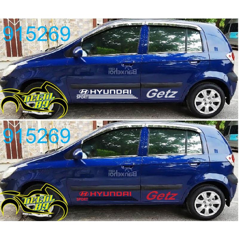 Tem dán sườn ô tô HYUNDAI Getz.