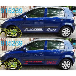 Tem dán sườn ô tô HYUNDAI Getz.