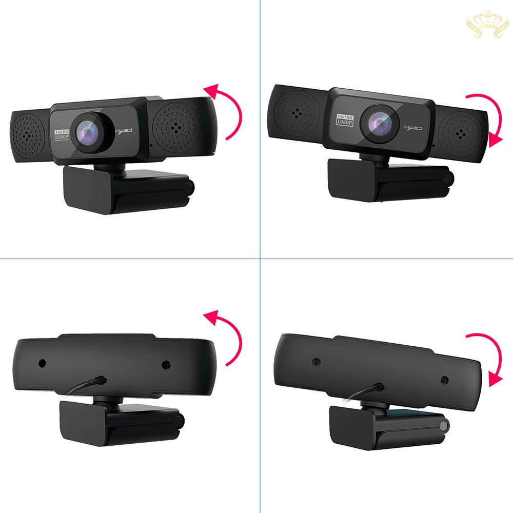 Camera Máy Tính HXSJ S5 1080P Tích Hợp Microphone Hấp Thụ Âm Thanh 8m Có Thể Điều Chỉnh Độ Phân Giải Cao