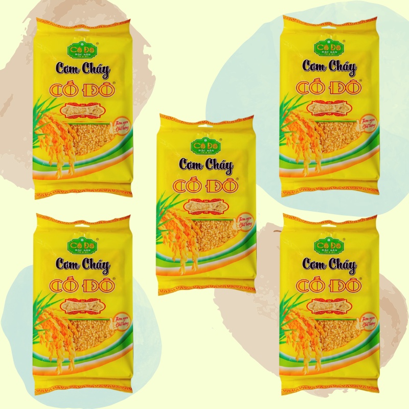 Combo 10 túi cơm cháy Ninh Bình 200g thơm ngon giòn rụm