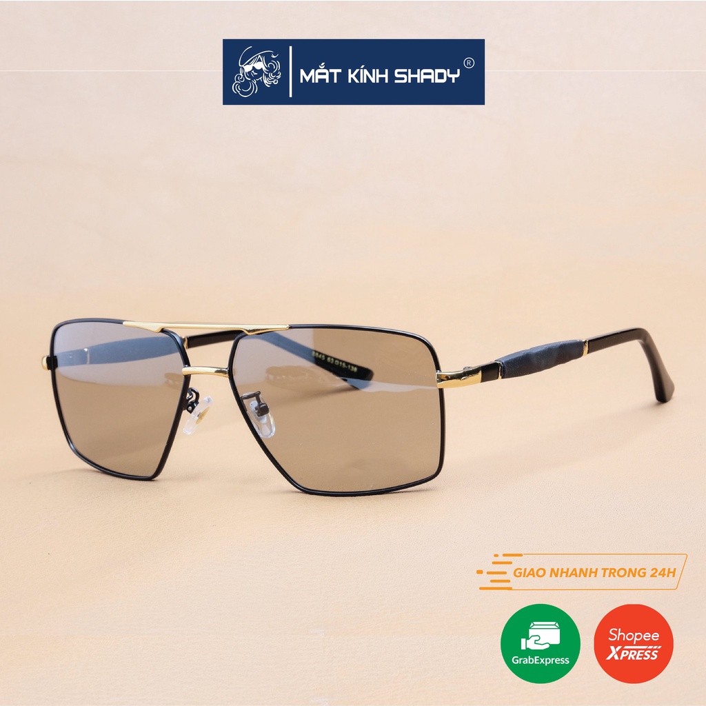 Kính Mát Hợp Kim Nam SHADY PK323 (Màu xám)