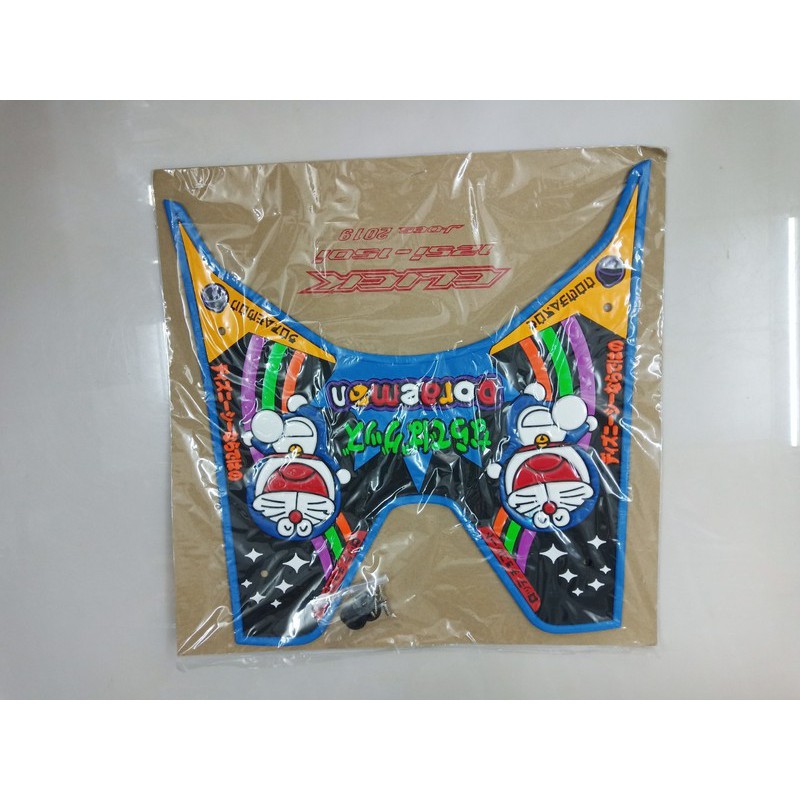 Thảm lót chân vario vision doraemon,thảm gác chân xe máy