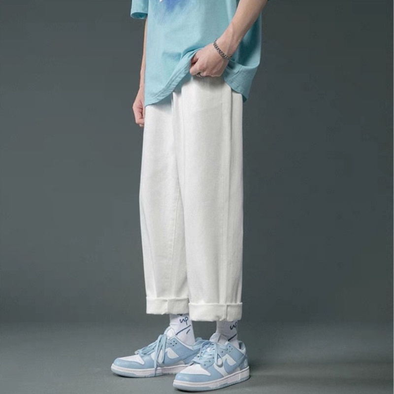 " RẺ VÔ ĐỊCH " Quần Jeans, Quần baggy jean trắng nam ống suông, rộng, hottrend 2022-XX Mens Fashion!