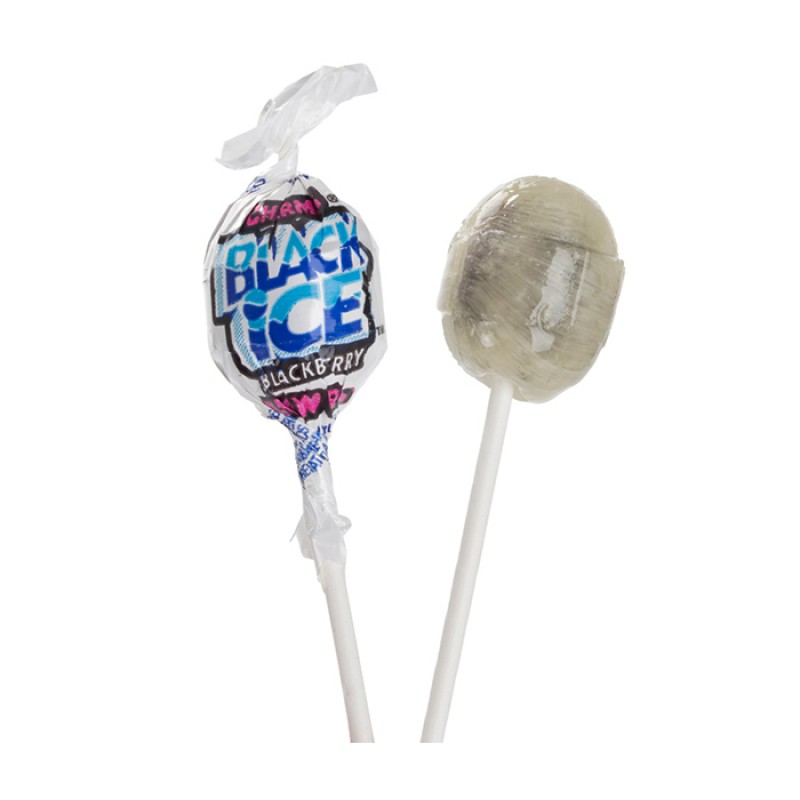 Kẹo Mút Nhân Gum Blow Pop Black Ice Berry