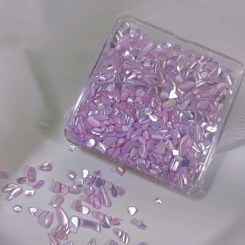 Lọ Phụ Kiện Kim Tuyến Trang Trí Móng Tay 3D Thời Trang DIY|Vỏ Sò Trang Trí Móng Tay