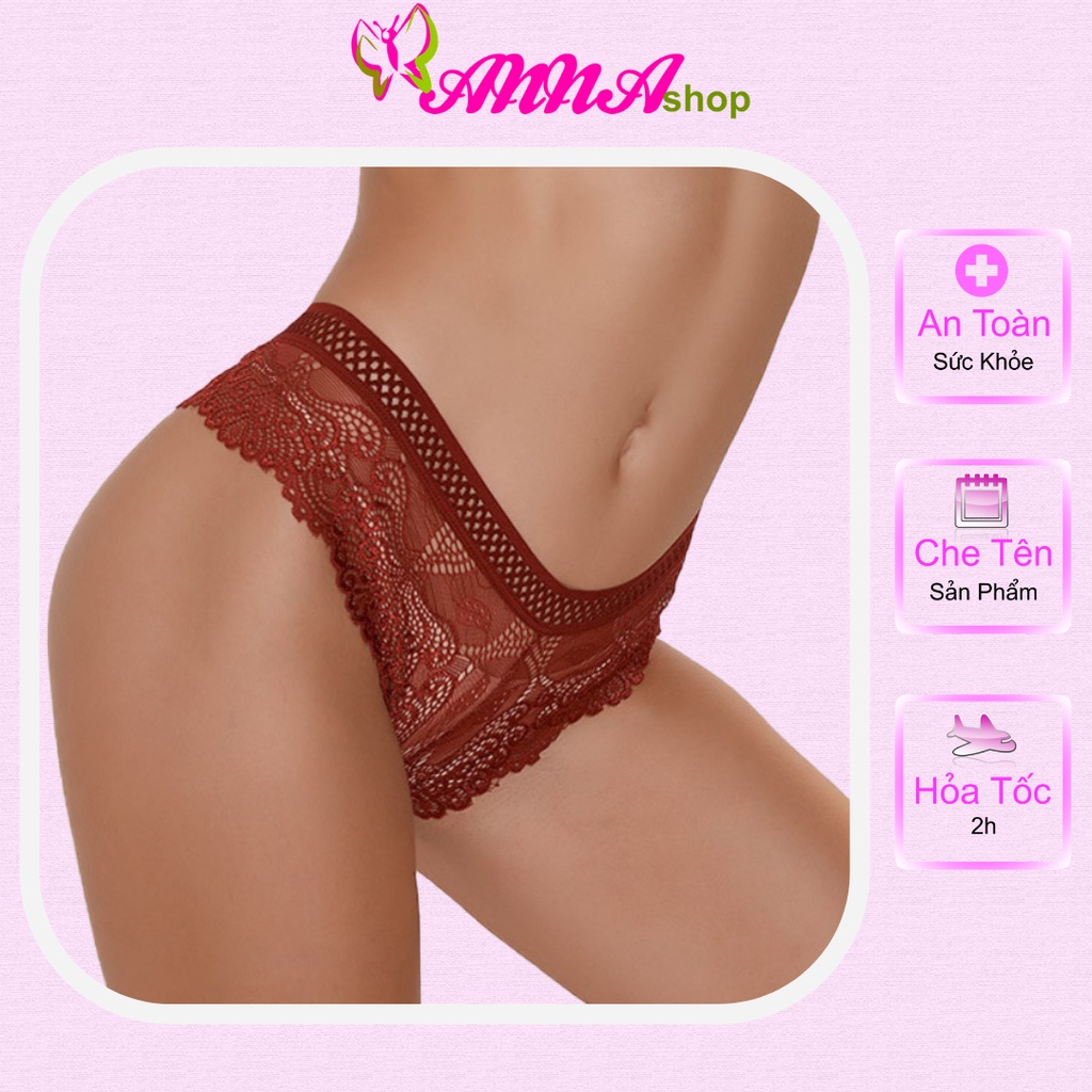 Quần lót nữ sexy lọt khe ren lưng cao cao cấp trẻ trung, thoải mái, thoát mát (MS 03059) Anna Shop