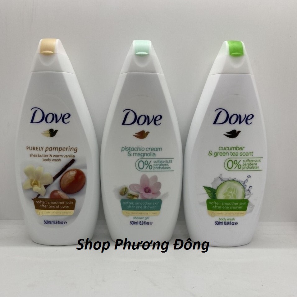 (Hàng của Đức) Sữa tắm Dove 500ml