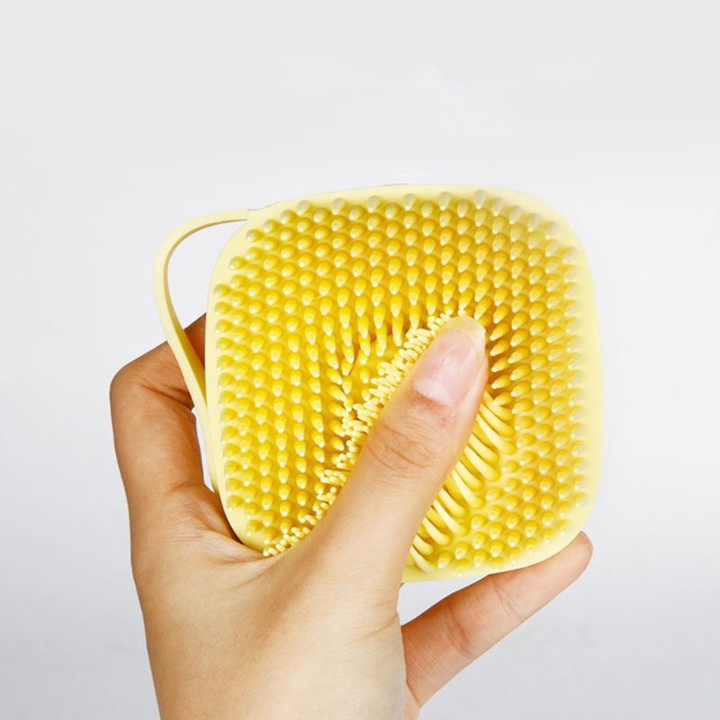 (Hàng Mới Về) Bàn Chải Silicon Mát Xa Làm Sạch Sâu Đa Năng Tiện Dụng