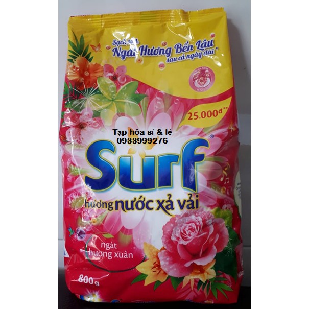 Bột Giặt Surf Ngát Hương Xuân 800g