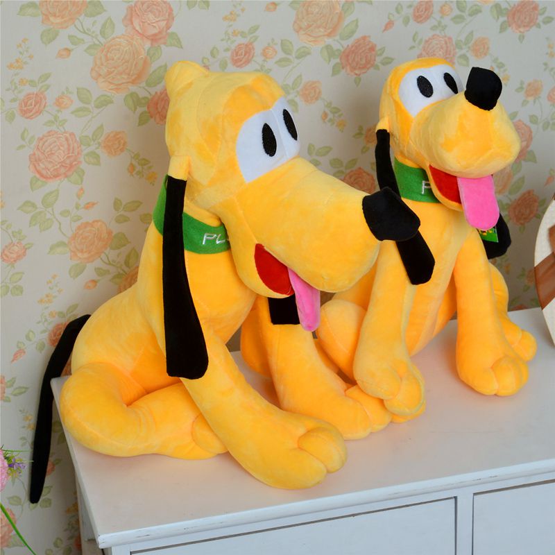 28-55cm Disney Big Pluto dog Plush Toys Orange Pluto Dog Stuffed Plush Toys Children Kids Gift Extra Large Pluto Dolls Soft Cute D