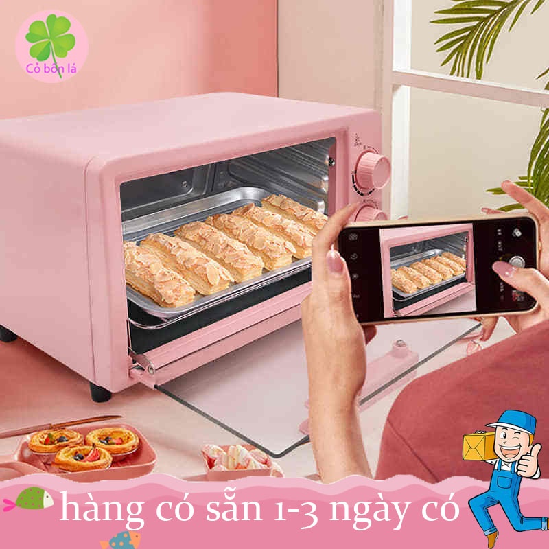 Lò Nướng Điện Mini, Đồ Dùng Nhà Bếp 12L, Có Điều Chỉnh Thời Gian Và Nhiệt Độ-lò Vi Sóng Mini Công Nghệ Nướng 3D