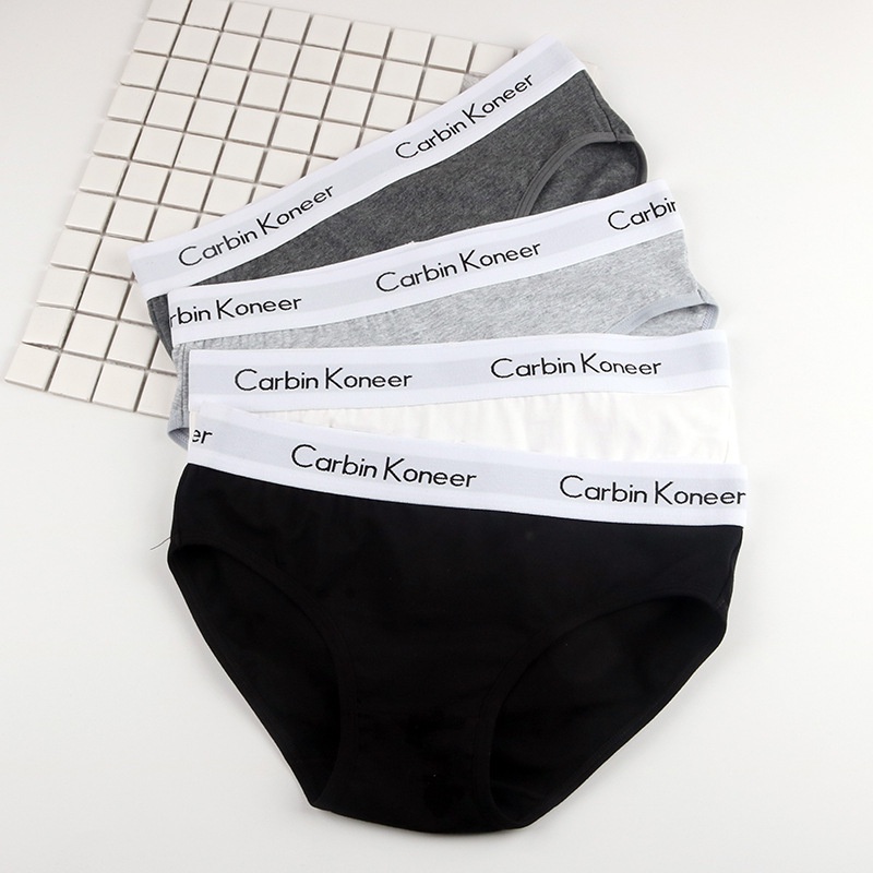 Quần boxer nữ / tomboy hoạ tiết basic KNKJ-01