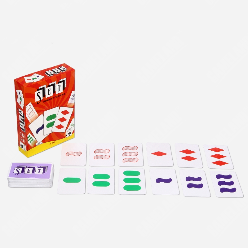 Bộ trò chơi SET: The Family Game of Visual Perception sáng tạo