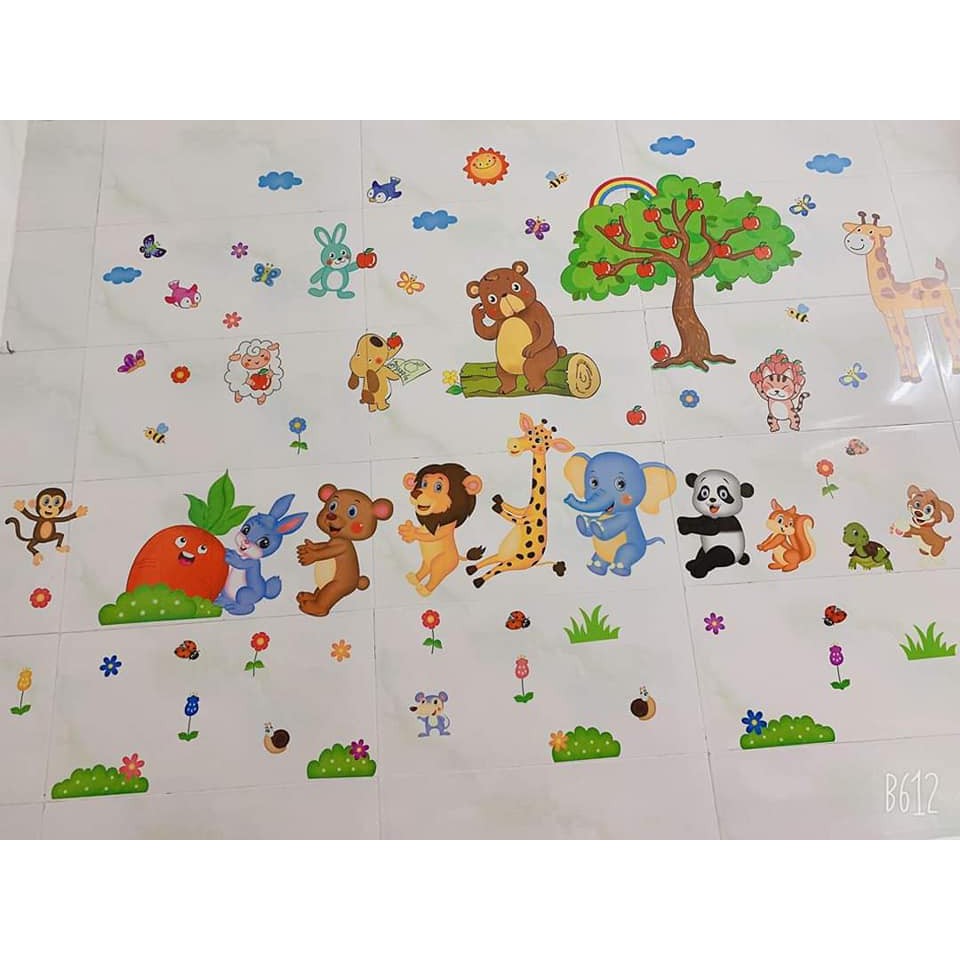 Combo Tranh dán tường cho bé -