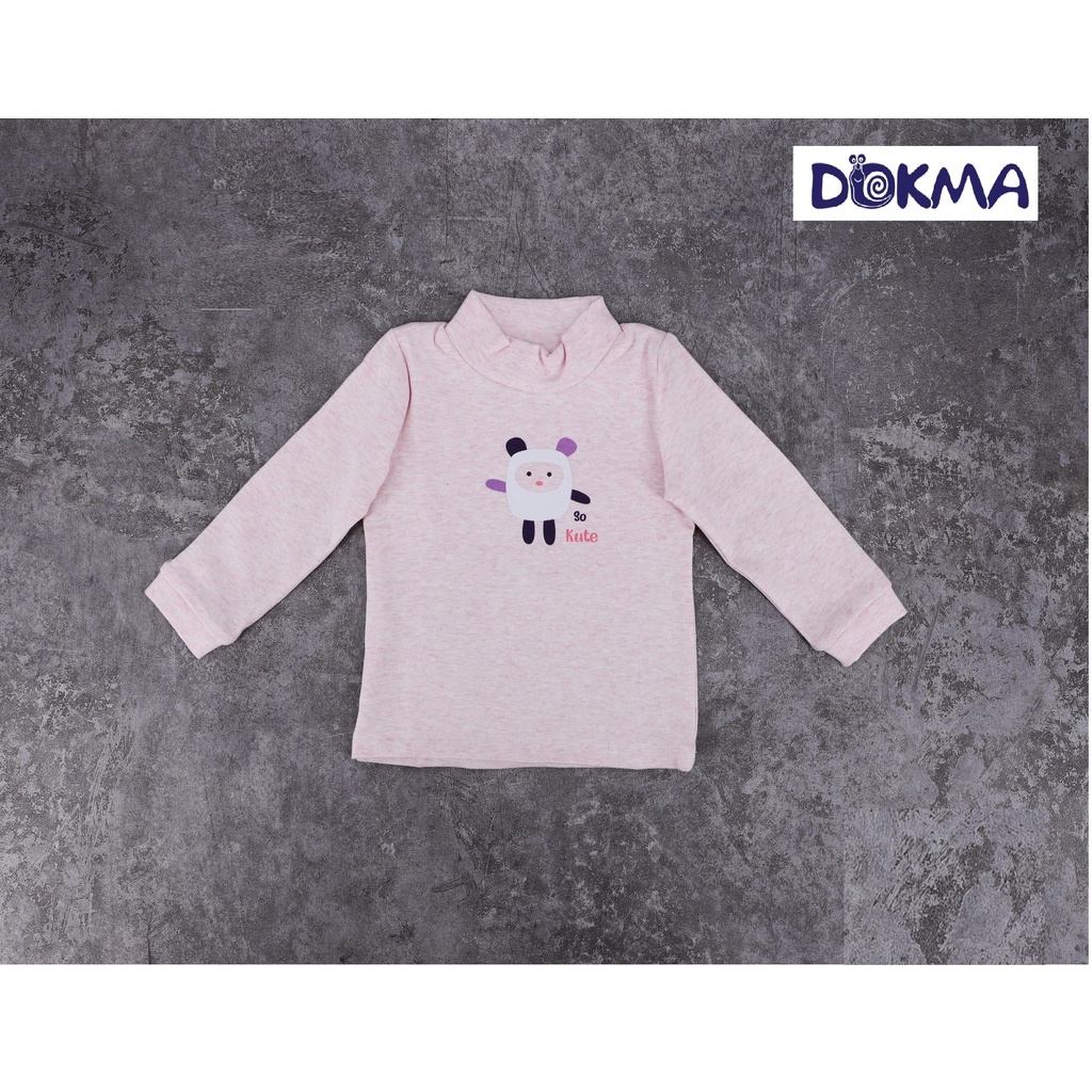 DA138 Áo sơ sinh cổ 4cm Dokma (9-36M)