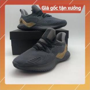 [FreeShip+Giá Hủy Diệt] Giầy Alphabounce xịn sò Full phụ kiện, Giày thể thao nam nữ Sneaker Alphabounce đen vàng