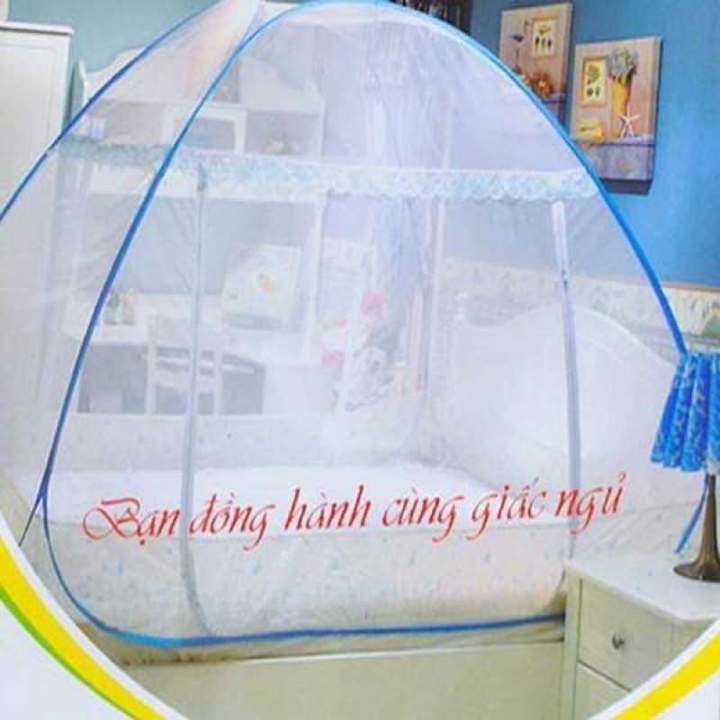 Xã Kho - Mùng tự bung cao cấp / 2mx2m2 ;1m8x2m ; 1m6x2m ; 1m4x2m / xanh ,hồng