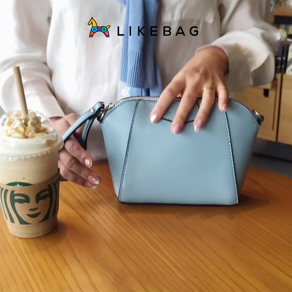 Túi đeo chéo LIKEBAG da PU cao cấp, chuẩn form thanh lịch 217XK2176 - LIBAGI